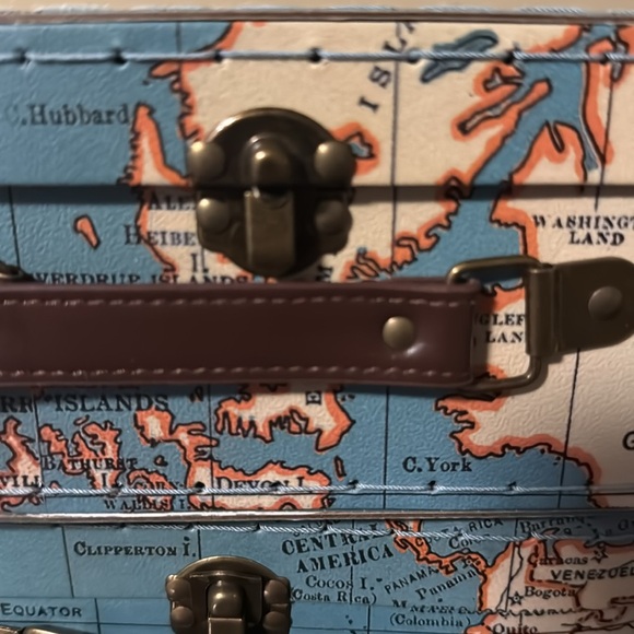 Jewelkeeper Paperboard Suitcases, 3 Vintage Decorative Storage boxes - Picture 17 of 17